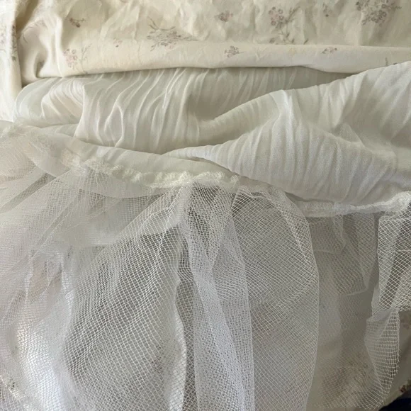 Vintage 90s Y2K Rampage Floral Coquette Cottagecore Fairy Dress - Picture 5 of 8